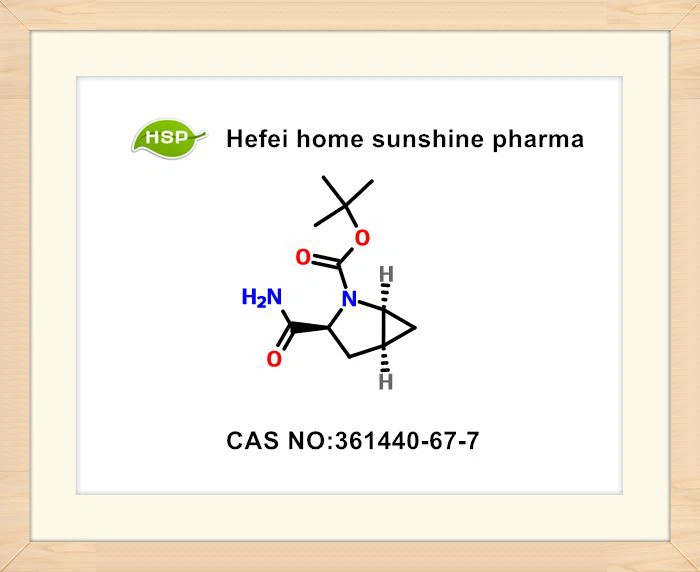 (1S, 3S, 5S) -3- (Aminocarbonil) -2-azabiciclo [3.1.0] hexano-2-carboxílico Ácido Tert-butil Ester CAS 361440-67-7