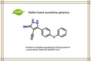 5-amino-3- (4-fenoxifenil) -1H-pirazol-4-carbonitrila CAS NO 330792-70-6