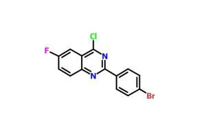 2- (4-bromofenil) -4-cloro-6-fluoroquinazolina CAS 881310-87-8