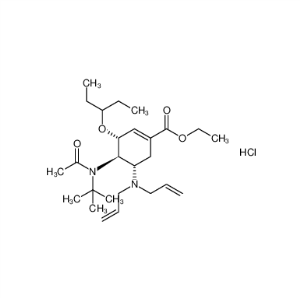 (3R,4R,5S)-4-N-Acetil (1,1-dimetililo)amino-5-N,N-diallylamino-3-(1-ethylpropoxy)-1-cyclohexene-1-carboxílico Ácido Ethyl Ester Monohidrocloide CAS 651324-08-2