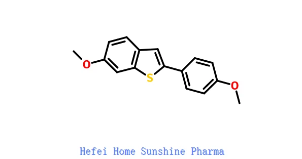 6-metoxi-2- (4-metoxifenil) Benzo [b] tiofeno CAS 63675-74-1