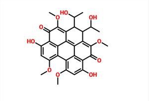 1,2-Dihydro-5,10-dihydroxy-1,2-bis(1-hidroxiilo)-3,7,8,12-tetrametoxibenzo[ghi]perylene-4,11-dione CAS 24512-87-6
