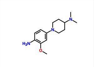 1- (4-aMino-5-metoxi-2-metilfenil) -N, N-diMetilpiperidin-4-aMina CAS 1089279-91-3
