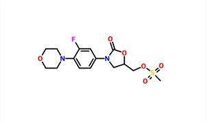 3- [3-Fluoro-4- (4-morfolinil) fenil] -5 - [[(metilsulfonil) oxi] metil] -2-oxazolidinona CAS 858344-36-2