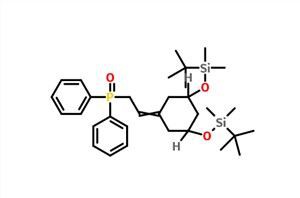 Óxido de (3R-trans) - [2- [3,5-Bis [[(1,1-diMetiletil) diMetilsilil] oxi] ciclo-hexilideno] etil] difenil-fosfina CAS 139356-39-1