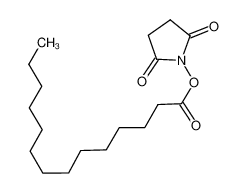 1-[(1-oxotetradecil)oxi]-2,5-Pirrolidinediona CAS 69888-86-4