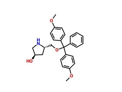 (3R,5S)-5-((bis(4-metoxifenil)(fenil)metoxi)metil)pirrolidin-3-ol CAS 151953-64-9